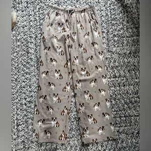 Comfies Bulldog Print Pajama Pants Women’s XL